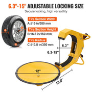 Wheel Lock Clamp, 2-Pack Trailer Wheel Lock, Heavy-Duty Anti Theft Tire Lock, Adjustable Tire Boot Lock Tire V952-XPSLTS2J00007KCB3V0