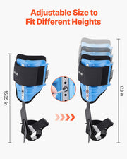 Tree Climbing Spikes, Height-Adjustable Tree Climbing Gear with Straps & Padding Cushion, 159 kg Load V952-XPSZZDPKQMFHCUIBM001V0