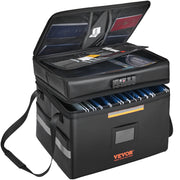 Fireproof Document Box, Fireproof Document Bag with Lock 2000_, Fireproof and Waterproof File Box 450x140x315 V952-XSF1561361221WR0XV0