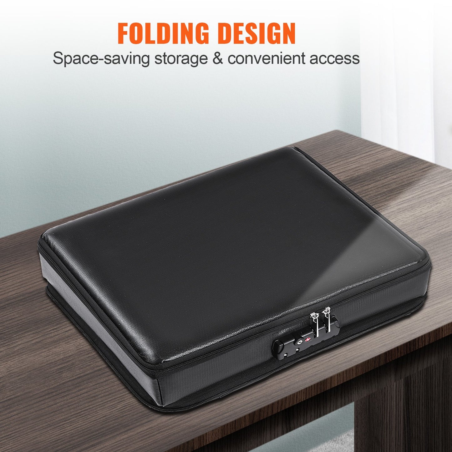 Fireproof Document Box, Fireproof Document Bag with Lock 2000_, Fireproof and Waterproof File Box 450x140x315 V952-XSF1561361221WR0XV0