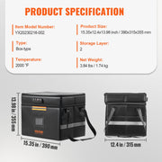 Fireproof Document Box, Fireproof Document Bag with Lock 2000_, Fireproof and Waterproof File Box 450x140x315 V952-XSF1561361221WR0XV0