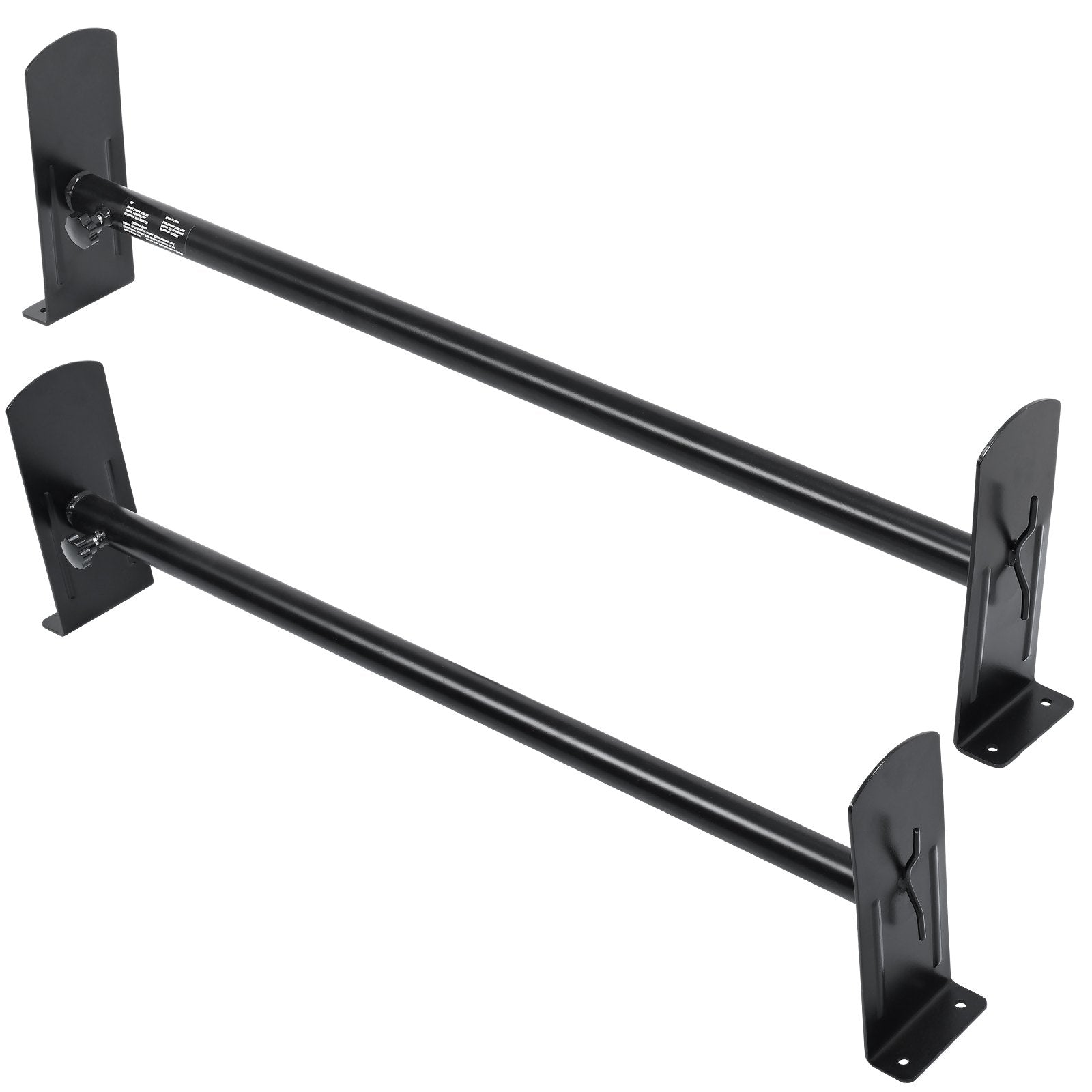 2 Bars Van Roof Ladder Rack 500 LBS Adjustable 35.8" to 57.5" Alloy Steel V952-XSHCH23502948LXWQV0
