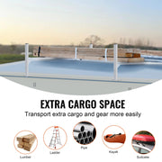 Van Roof Ladder Rack, 2 Bars Aluminum Alloy Roof Ladder Racks, 181 kg Capacity Rain-Gutter Van Roof Rack, V952-XSHCH24006775RD9SV0