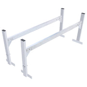 Van Roof Ladder Rack, 2 Bars Aluminum Alloy Roof Ladder Racks, 181 kg Capacity Rain-Gutter Van Roof Rack, V952-XSHCH24006775RD9SV0