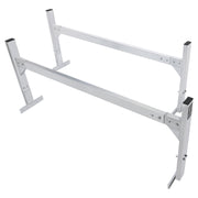 Van Roof Ladder Rack, 2 Bars Aluminum Alloy Roof Ladder Racks, 181 kg Capacity Rain-Gutter Van Roof Rack, V952-XSHCH24006775RD9SV0