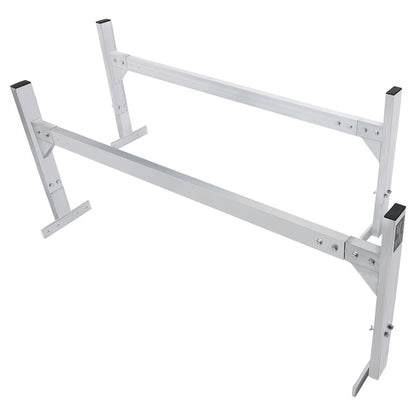 Van Roof Ladder Rack, 2 Bars Aluminum Alloy Roof Ladder Racks, 181 kg Capacity Rain-Gutter Van Roof Rack, V952-XSHCH24006775RD9SV0