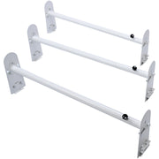 Van Roof Ladder Rack, 3 Bars Alloy Steel Roof Racks, 750 LBS Capacity Rain-Gutter Roof Rack, Adjustable V952-XSHCH37503964J82WV0
