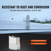 Van Roof Ladder Rack, 3 Bars Alloy Steel Roof Racks, 750 LBS Capacity Rain-Gutter Roof Rack, Adjustable V952-XSHCH37503964J82WV0