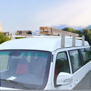 Van Roof Ladder Rack, 3 Bars Alloy Steel Roof Racks, 750 LBS Capacity Rain-Gutter Roof Rack, Adjustable V952-XSHCH37503964J82WV0