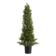 Artificial Topiary Cedar Trees, 2 Set 914mm Faux Pine Shrubs Plants, Fake Silk Tree Look Real, Easy Assembly V952-XSRGXJS36YCXDIEET001V0