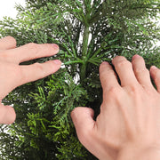 Artificial Topiary Cedar Trees, 2 Set 914mm Faux Pine Shrubs Plants, Fake Silk Tree Look Real, Easy Assembly V952-XSRGXJS36YCXDIEET001V0