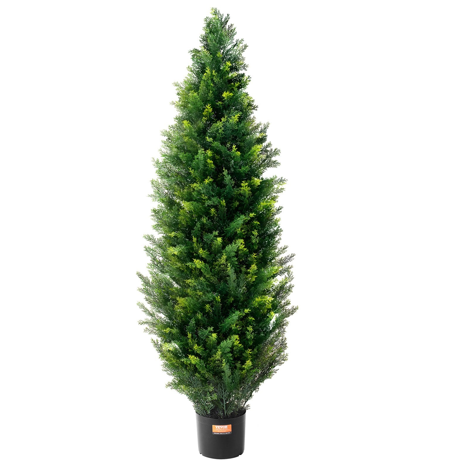 2 Pack 4' Artificial Cedar Topiary Tree Faux Plant UV Decor In/Outdoor V952-XSRGXJS48YCA5XA8BV0
