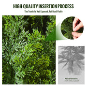 2 Pack 5' Artificial Cedar Topiary Tree Faux Plant UV Decor In/Outdoor V952-XSRGXJS60YCAVOMHCV0