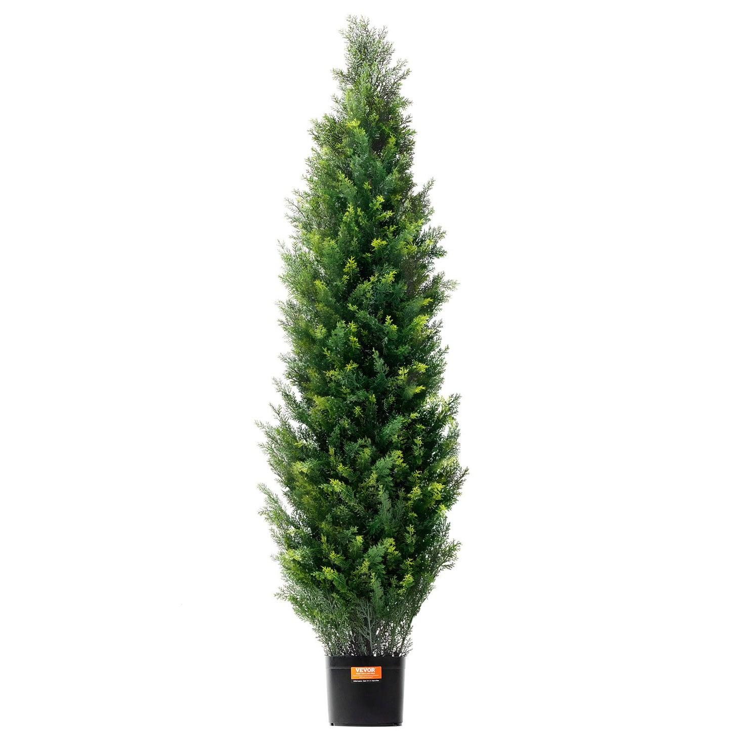 2 Pack 5' Artificial Cedar Topiary Tree Faux Plant UV Decor In/Outdoor V952-XSRGXJS60YCAVOMHCV0