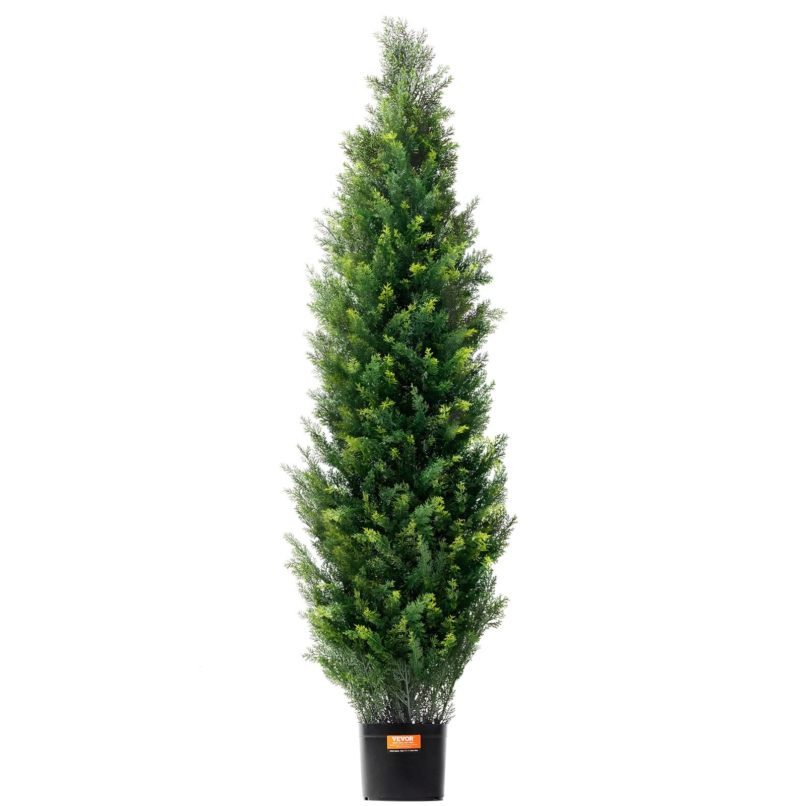 2 Pack 5' Artificial Cedar Topiary Tree Faux Plant UV Decor In/Outdoor V952-XSRGXJS60YCAVOMHCV0