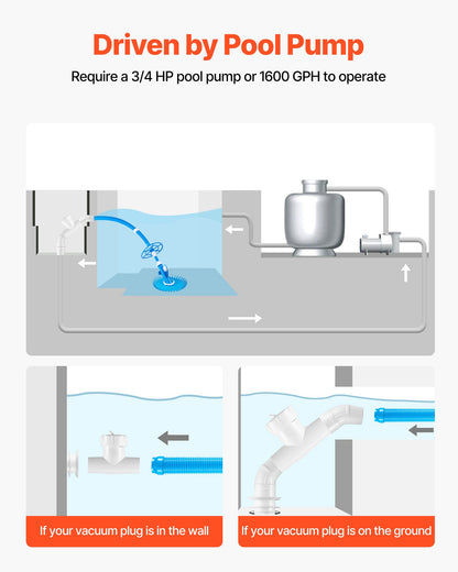 Suction Pool Cleaner, Automatic Pool Vacuum Cleaner, Suction Side Automatic Pool Cleaner, Suction Vacuum Pool V952-XSYCQJQPZJGGTQ8TG001V0
