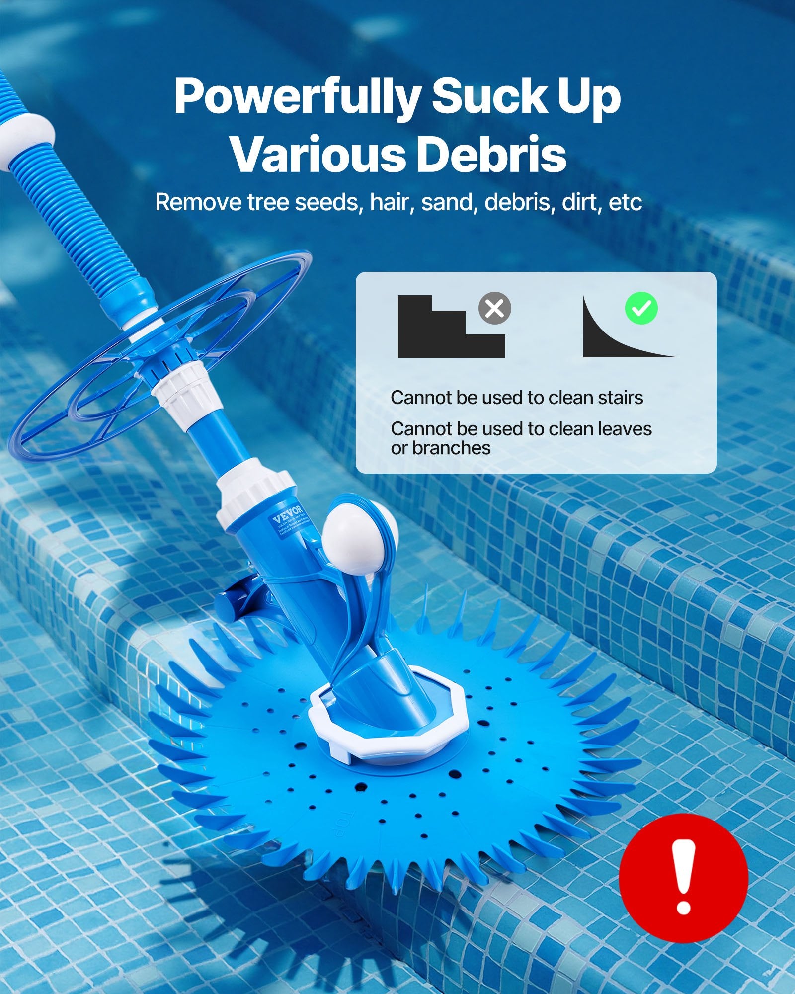 Suction Pool Cleaner, Automatic Pool Vacuum Cleaner, Suction Side Automatic Pool Cleaner, Suction Vacuum Pool V952-XSYCQJQPZJGGTQ8TG001V0