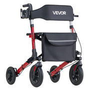 Rollator Walker with Seat for Seniors, Ultra Compact 3-Fold Rolling Walker, Lightweight Aluminum Mobility V952-XSZXQHSLHJQ1YKA5J001V0