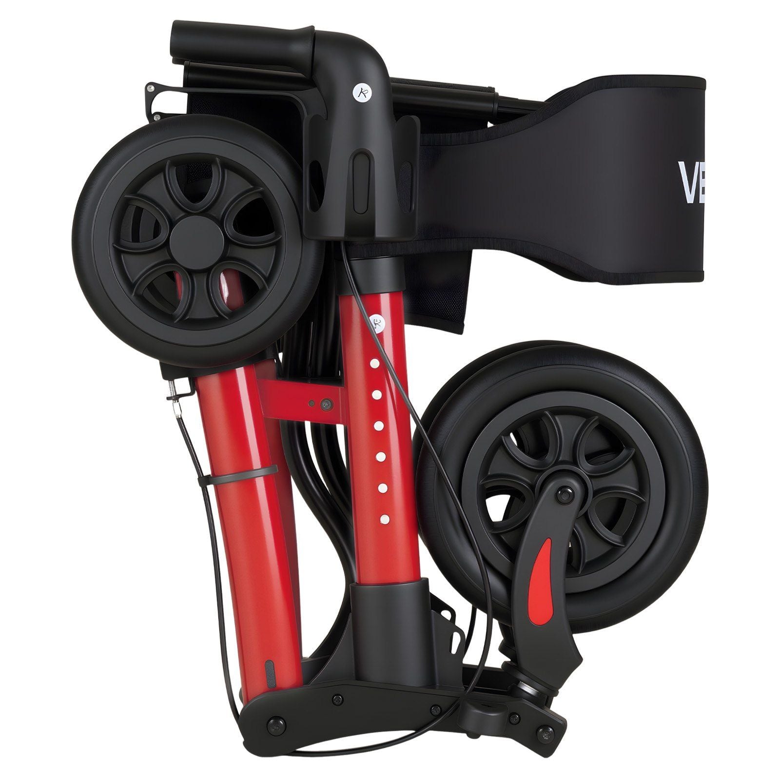 Rollator Walker with Seat for Seniors, Ultra Compact 3-Fold Rolling Walker, Lightweight Aluminum Mobility V952-XSZXQHSLHJQ1YKA5J001V0