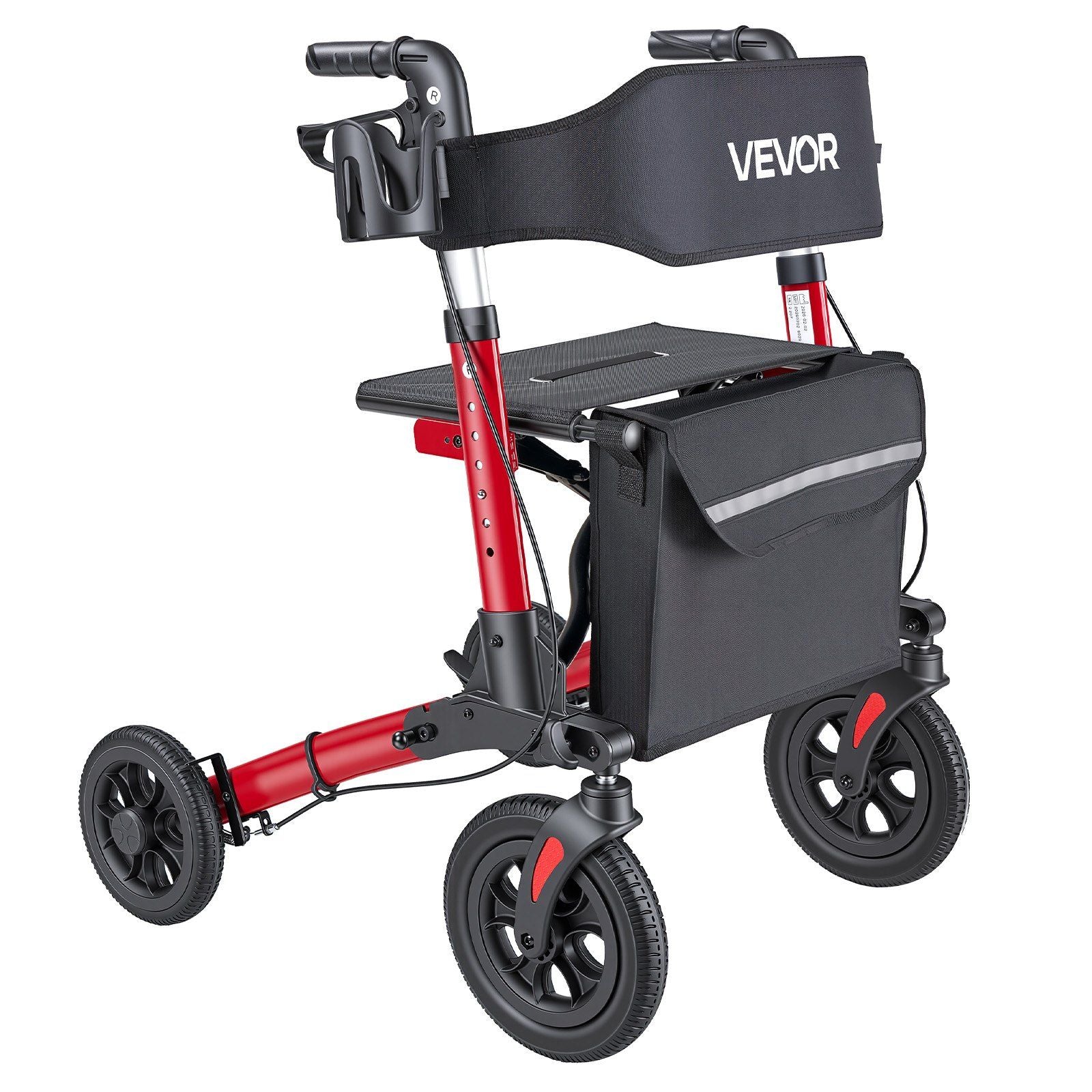 Rollator Walker with Seat for Seniors, Ultra Compact 3-Fold Rolling Walker, Lightweight Aluminum Mobility V952-XSZXQHSLHJQ1YKA5J001V0