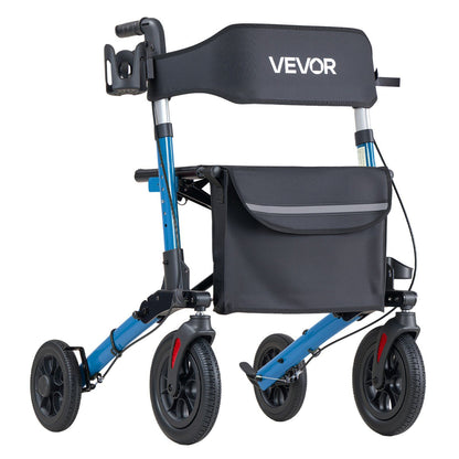 Rollator Walker with Seat for Seniors, Ultra Compact 3-Fold Rolling Walker, Lightweight Aluminum Mobility V952-XSZXQLSLHJQ145Q4C001V0