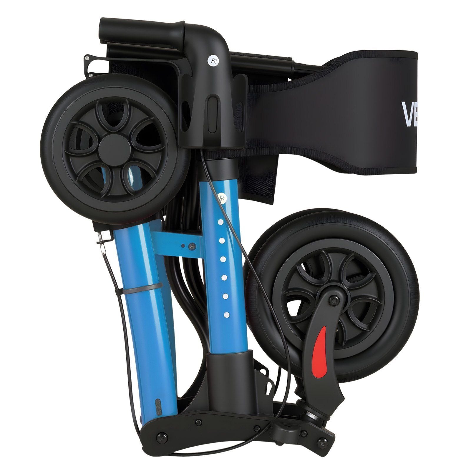 Rollator Walker with Seat for Seniors, Ultra Compact 3-Fold Rolling Walker, Lightweight Aluminum Mobility V952-XSZXQLSLHJQ145Q4C001V0
