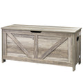 Kids Toy Storage Bench Wooden Toy Box Chest 38.98 x 15.55 x 18.9 in Gray V952-XTETCWDWHLBC7BJJOV0