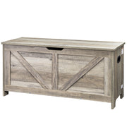 Kids Toy Storage Bench Wooden Toy Box Chest 38.98 x 15.55 x 18.9 in Gray V952-XTETCWDWHLBC7BJJOV0