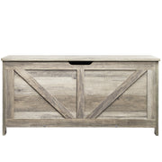 Kids Toy Storage Bench Wooden Toy Box Chest 38.98 x 15.55 x 18.9 in Gray V952-XTETCWDWHLBC7BJJOV0