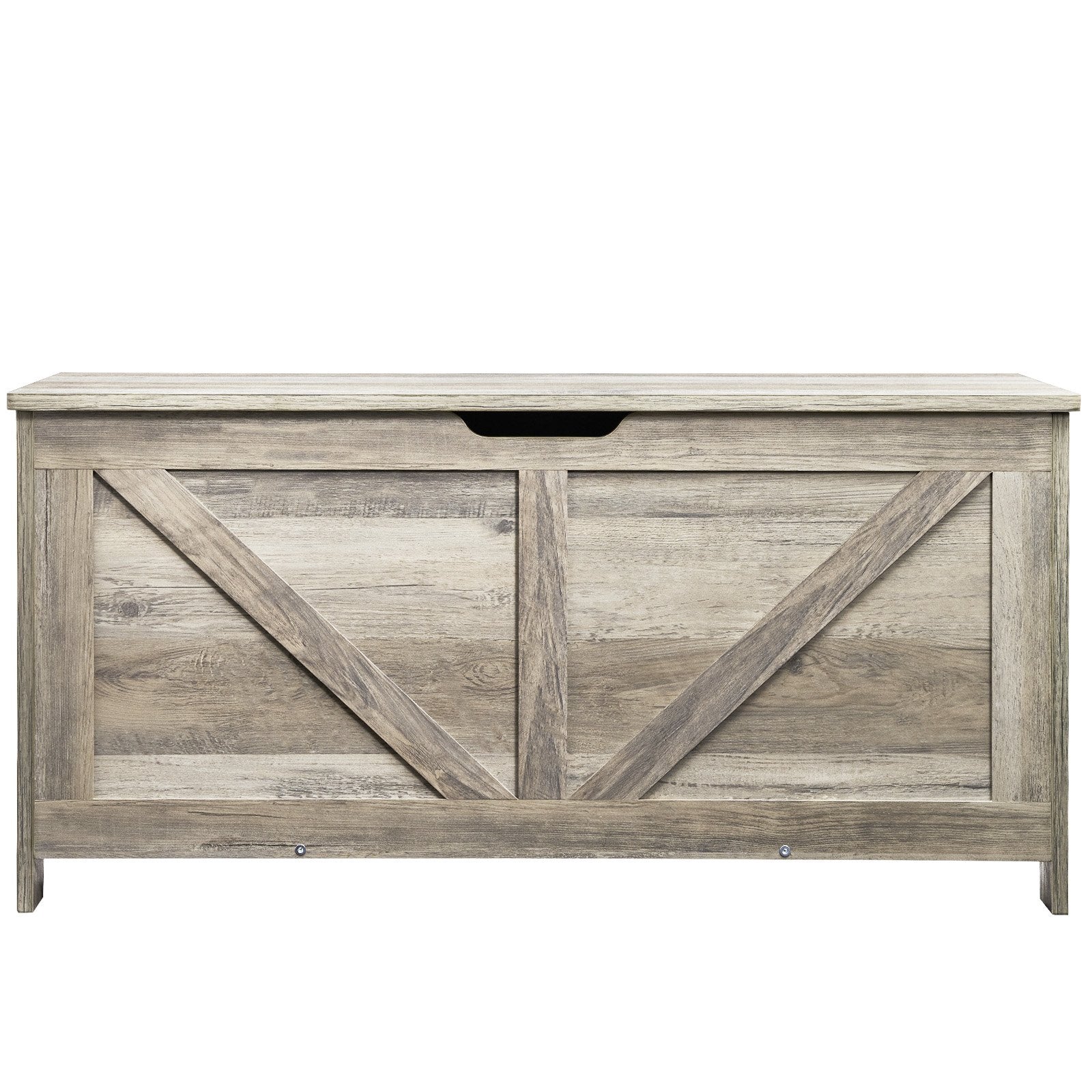 Kids Toy Storage Bench Wooden Toy Box Chest 38.98 x 15.55 x 18.9 in Gray V952-XTETCWDWHLBC7BJJOV0