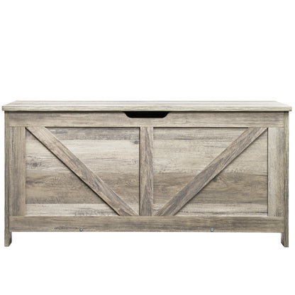 Kids Toy Storage Bench Wooden Toy Box Chest 38.98 x 15.55 x 18.9 in Gray V952-XTETCWDWHLBC7BJJOV0