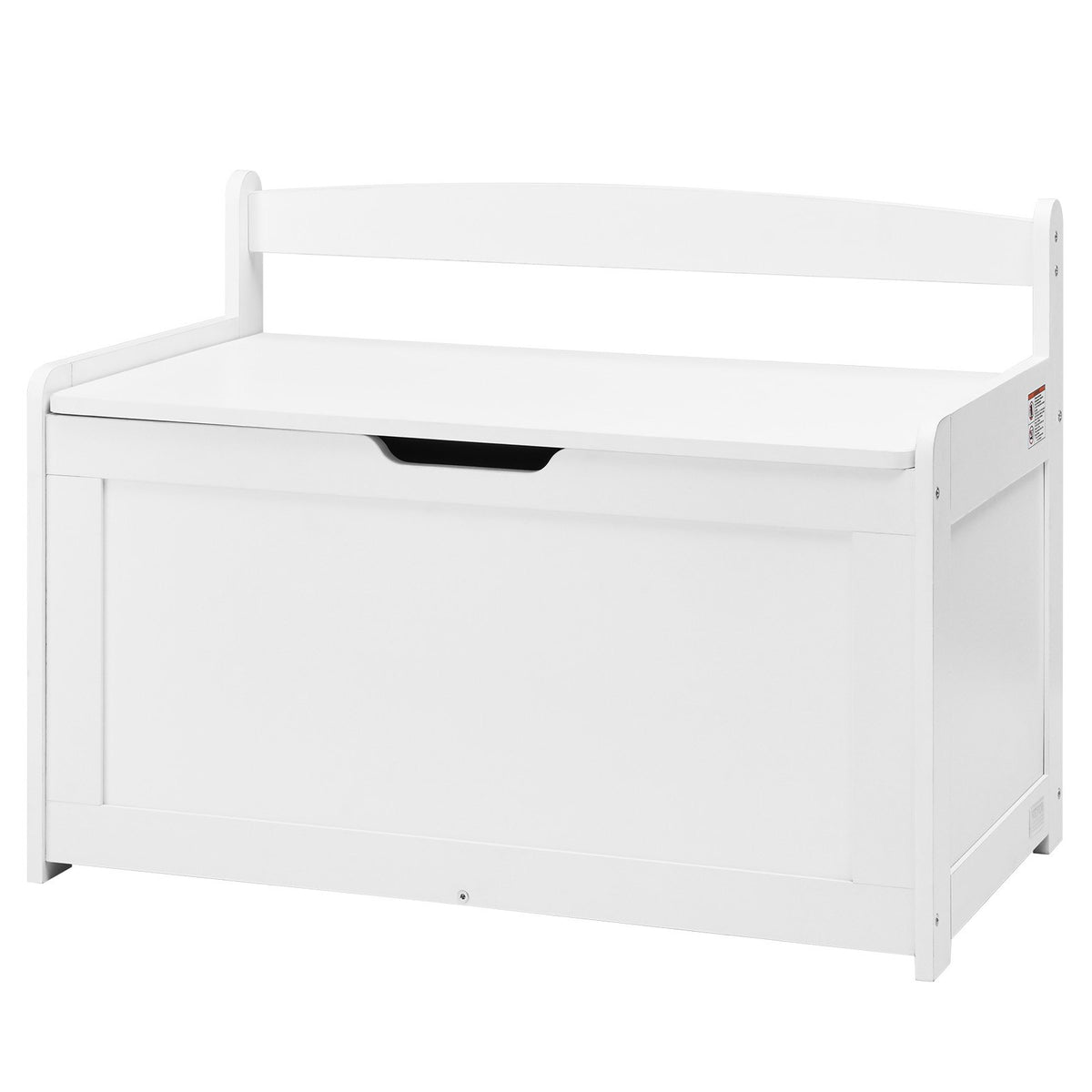 Kids Toy Storage Bench Wooden Toy Box Chest 32.68 x 17.91 x 24.02" White V952-XTETCWDYHLBC1UNIRV0