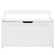 Kids Toy Storage Bench Wooden Toy Box Chest 32.68 x 17.91 x 24.02" White V952-XTETCWDYHLBC1UNIRV0