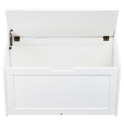 Kids Toy Storage Bench Wooden Toy Box Chest 32.68 x 17.91 x 24.02" White V952-XTETCWDYHLBC1UNIRV0
