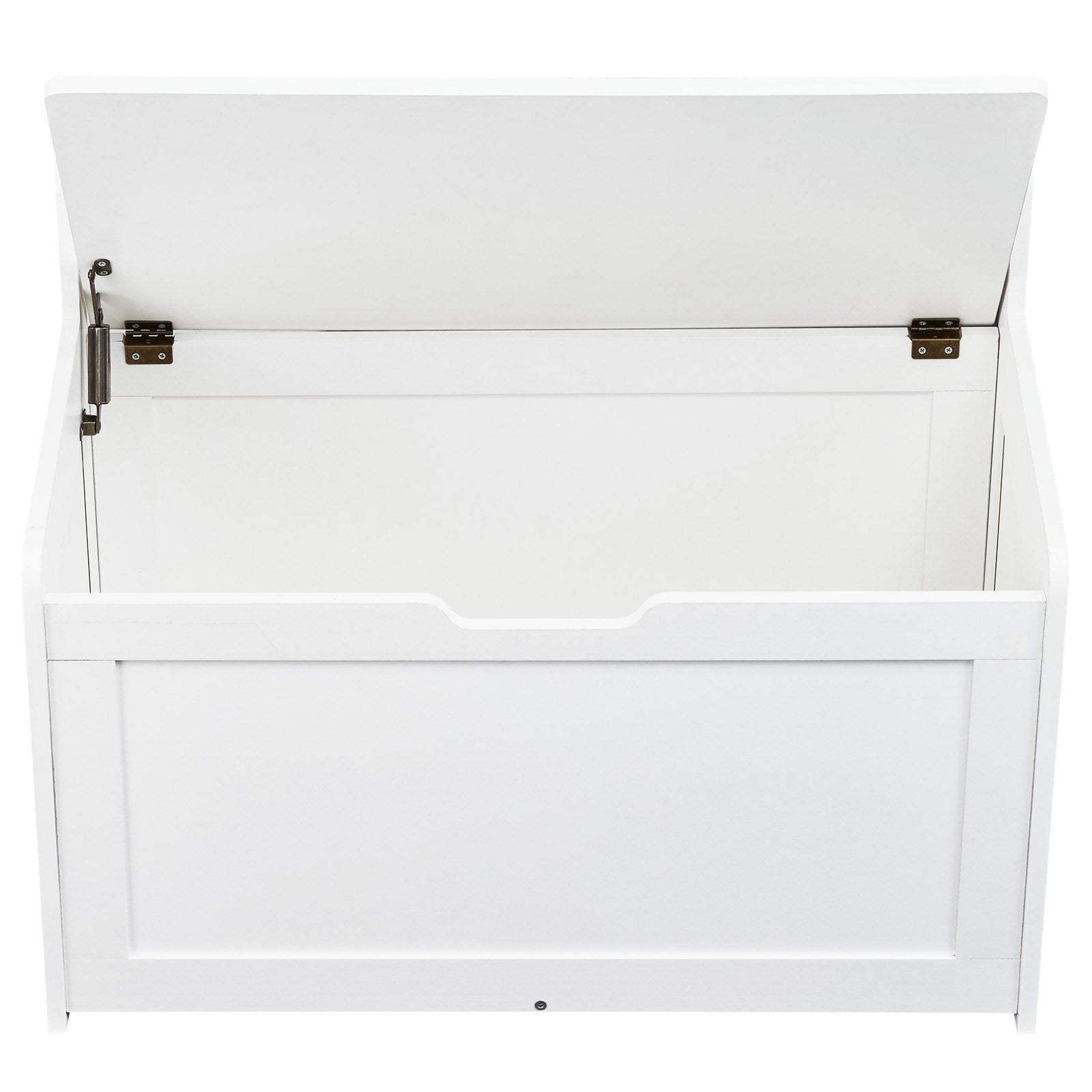 Kids Toy Storage Bench Wooden Toy Box Chest 32.68 x 17.91 x 24.02" White V952-XTETCWDYHLBC1UNIRV0