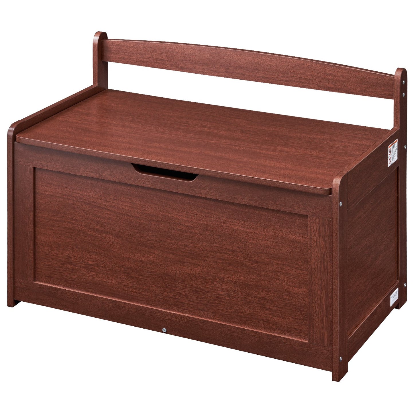 Kids Toy Storage Bench Wooden Toy Box Chest 32.68 x 17.91 x 24.02" Cherry V952-XTETCWDYHLBCRKUO3V0
