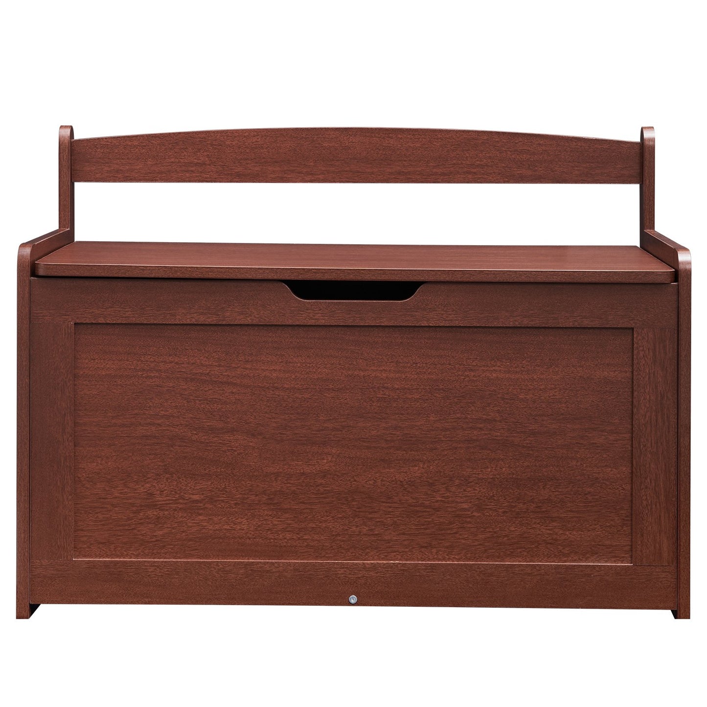 Kids Toy Storage Bench Wooden Toy Box Chest 32.68 x 17.91 x 24.02" Cherry V952-XTETCWDYHLBCRKUO3V0