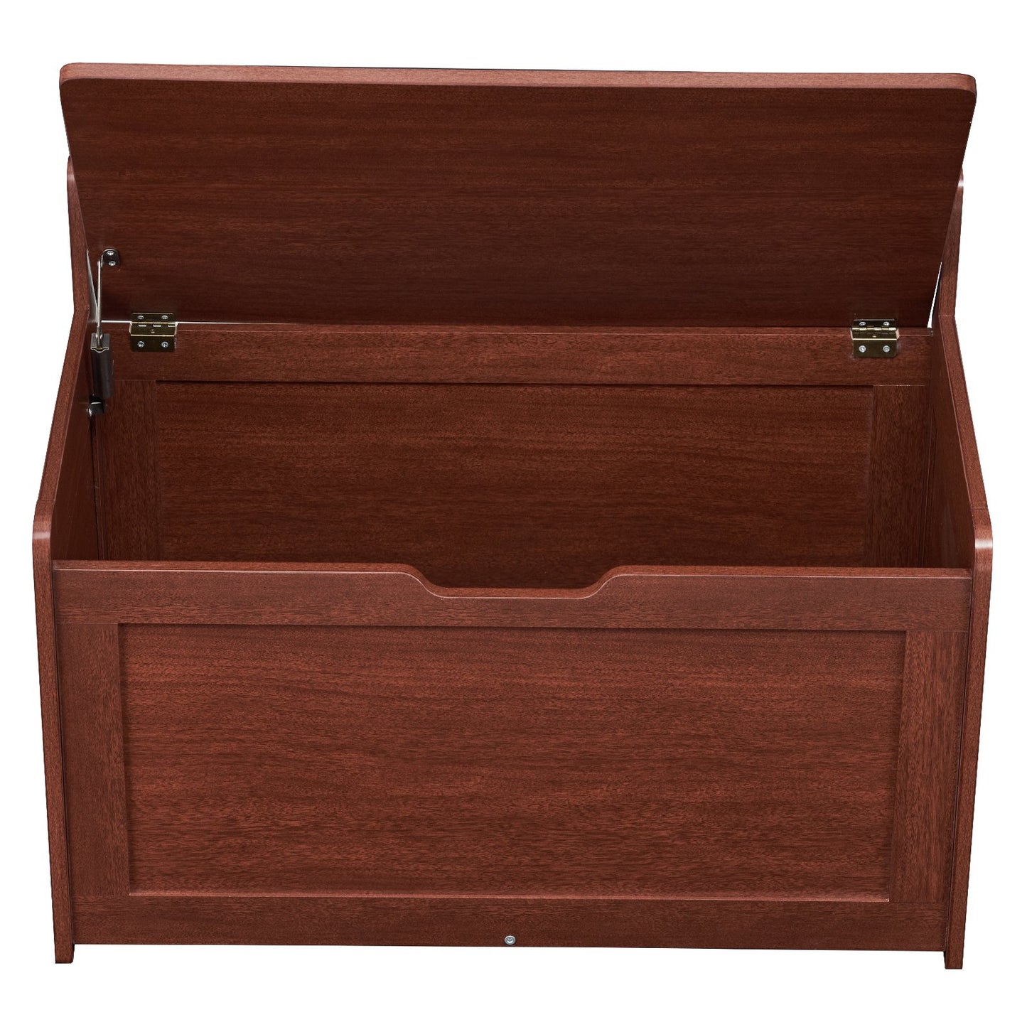 Kids Toy Storage Bench Wooden Toy Box Chest 32.68 x 17.91 x 24.02" Cherry V952-XTETCWDYHLBCRKUO3V0