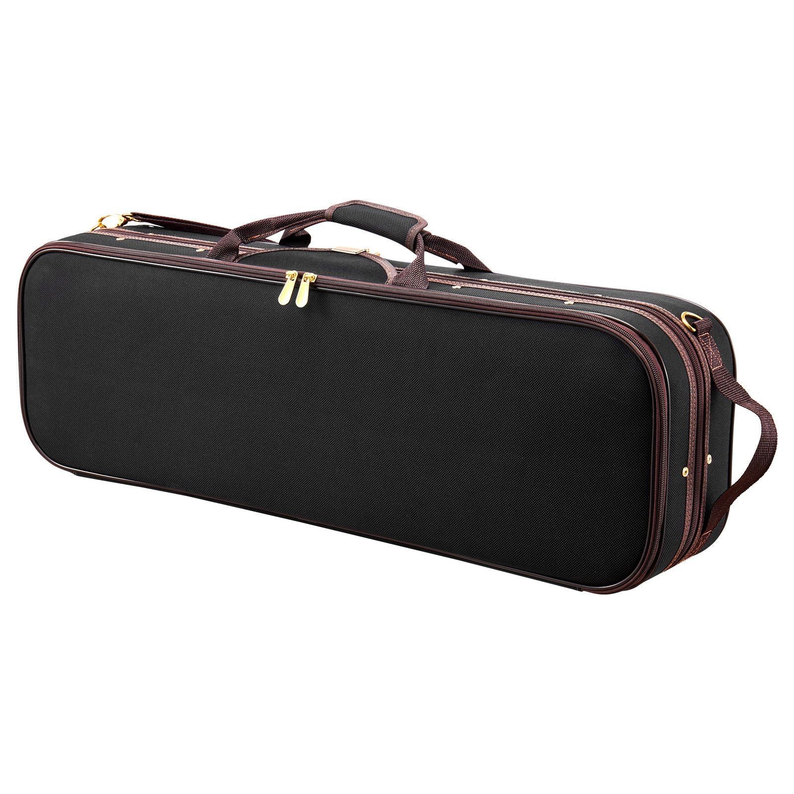 4/4 Full Size Violin Case, Built-in Hygrometer, Lightweight Portable Travel Carrying Bag, with Plush Lining, V952-XTQHZFXNLPMXVK7D4001V0