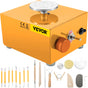 Mini Pottery Wheel, 30W 0-2000 RPM Ceramic Wheel, Adjustable Speed DIY Clay Machines, Electric Sculpting Kits V952-XTXTYLP22220V33F0V3
