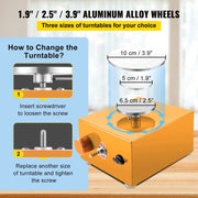 Mini Pottery Wheel, 30W 0-2000 RPM Ceramic Wheel, Adjustable Speed DIY Clay Machines, Electric Sculpting Kits V952-XTXTYLP22220V33F0V3