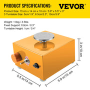 Mini Pottery Wheel, 30W 0-2000 RPM Ceramic Wheel, Adjustable Speed DIY Clay Machines, Electric Sculpting Kits V952-XTXTYLP22220V33F0V3