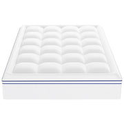 Mattress Topper, Queen Size, 25.4 mm Thickness, Fiber Fill Pad with Detachable & Washable, Comfortable, V952-XWTCD6080INCC3PJWV0