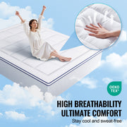 Mattress Topper, Queen Size, 25.4 mm Thickness, Fiber Fill Pad with Detachable & Washable, Comfortable, V952-XWTCD6080INCC3PJWV0