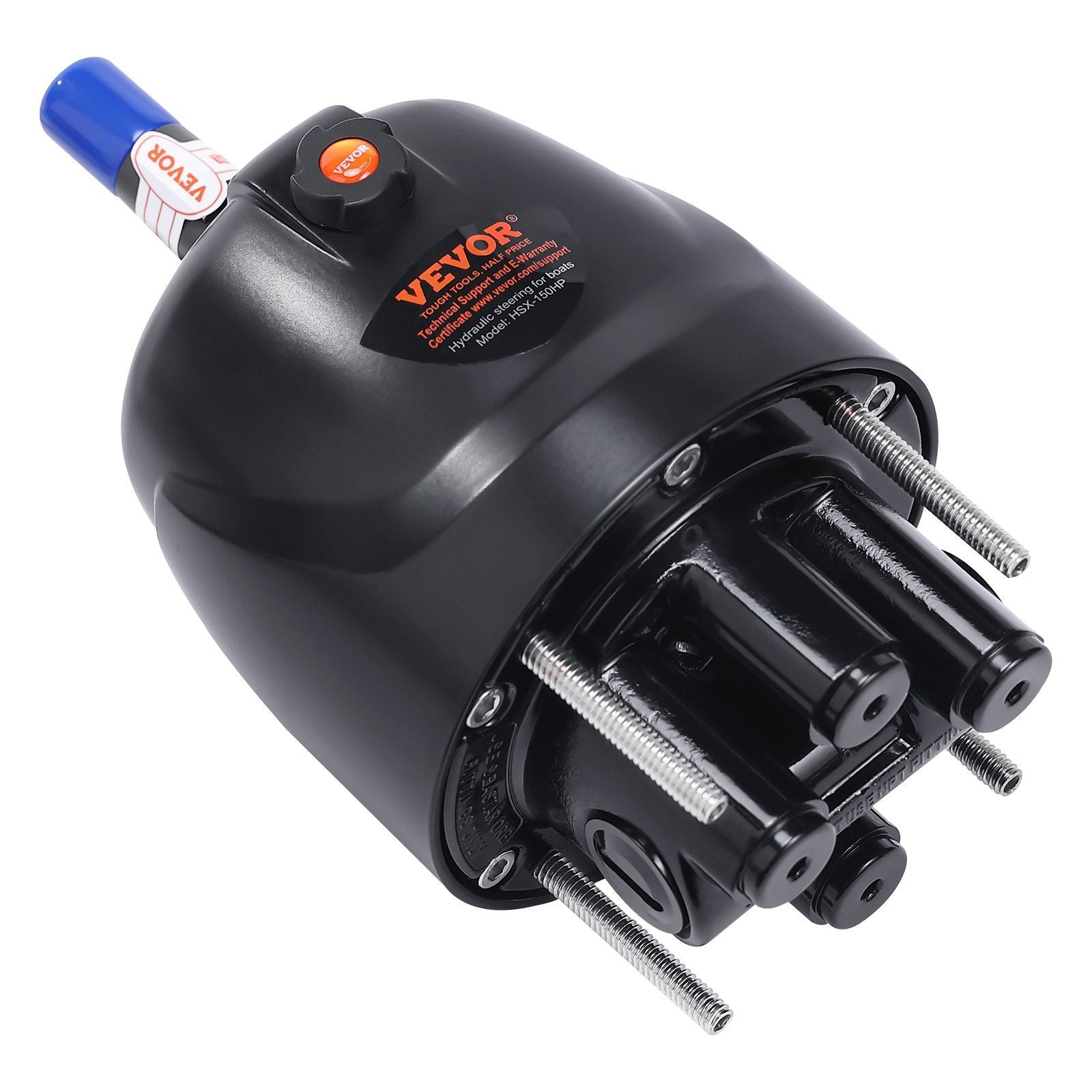 Hydraulic Outboard Steering Pump, 1.4 Cubic Inches, 150HP Front Mount Hydraulic Helm Pump with Two-Way Lock V952-XWYYFXB150HPZXB01V0