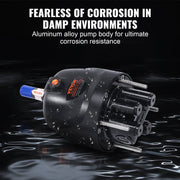 Hydraulic Outboard Steering Pump, 1.4 Cubic Inches, 150HP Front Mount Hydraulic Helm Pump with Two-Way Lock V952-XWYYFXB150HPZXB01V0