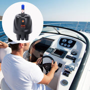 Hydraulic Outboard Steering Pump, 1.4 Cubic Inches, 150HP Front Mount Hydraulic Helm Pump with Two-Way Lock V952-XWYYFXB150HPZXB01V0