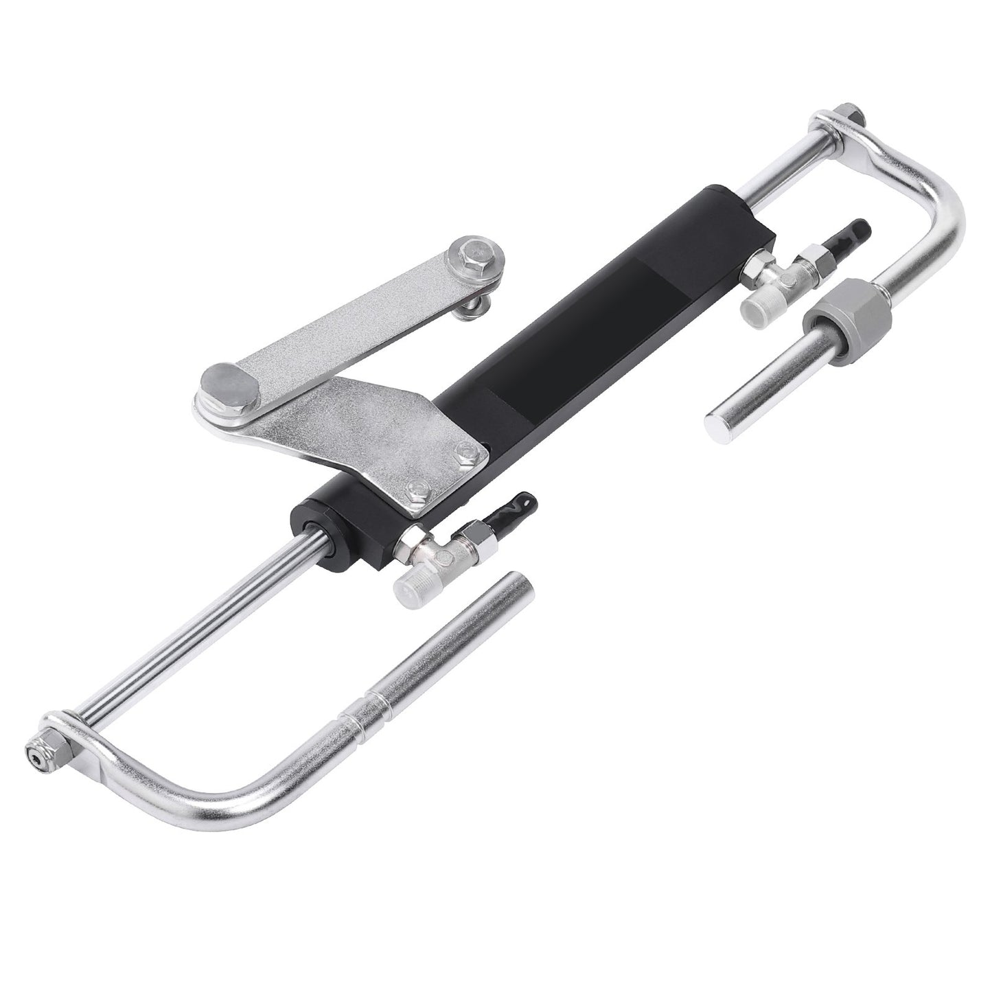 Hydraulic Steering Kit 90HP Hydraulic Outboard Steering Kit with Helm Pump Cylinder Marine Steering System Kit V952-XWYYFXB90HP000001V0