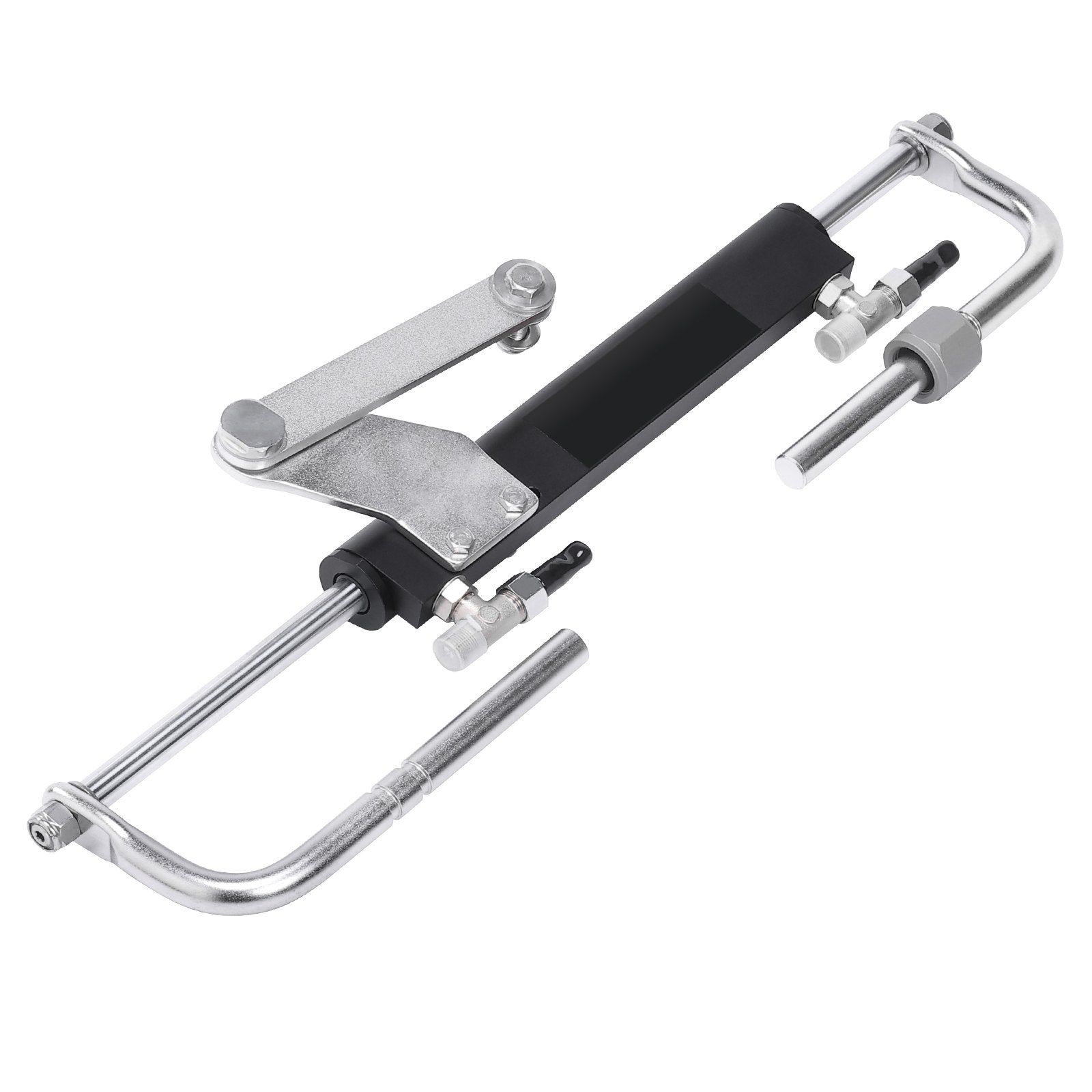 Hydraulic Steering Kit 90HP Hydraulic Outboard Steering Kit with Helm Pump Cylinder Marine Steering System Kit V952-XWYYFXB90HP000001V0