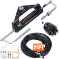Hydraulic Outboard Steering Kit, 150HP, Marine Boat Hydraulic Steering System, with Helm Pump Two-Way Lock V952-XWYYFXBDJTJ1ISOVRV0